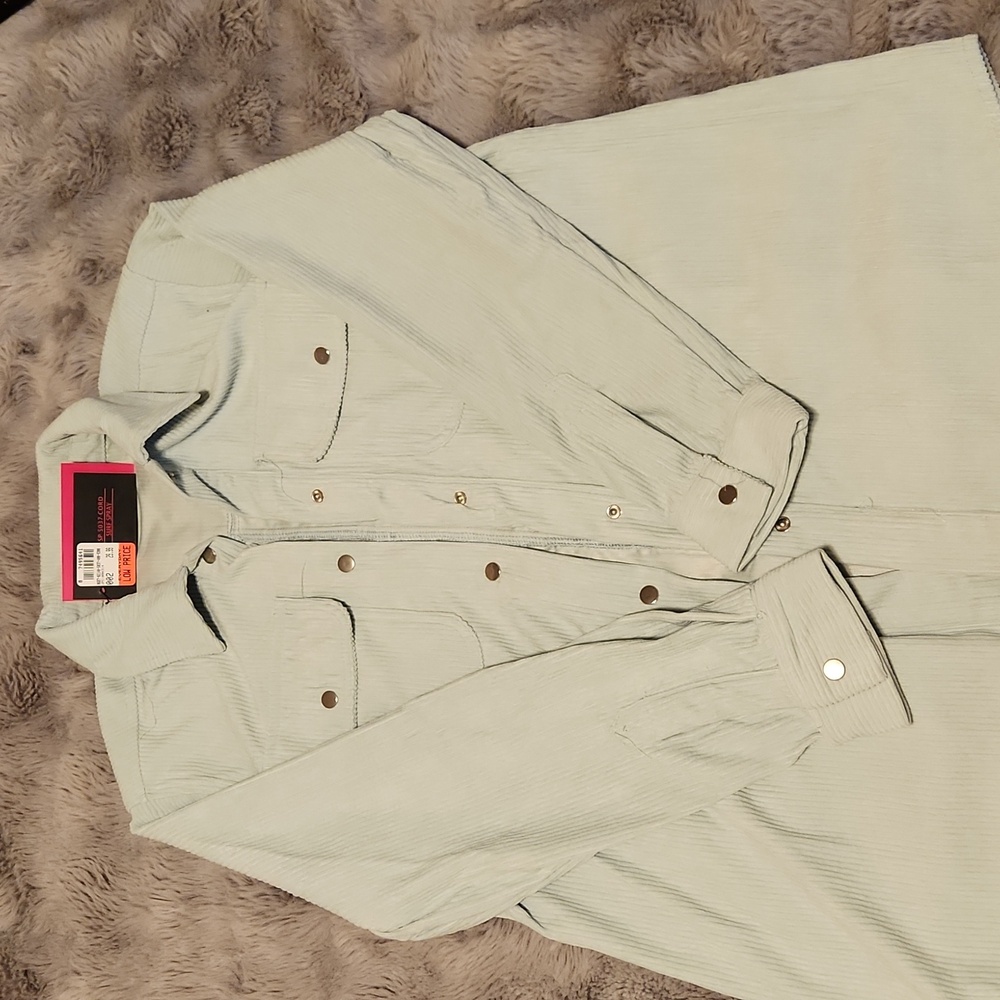 Canyon Creek, Mint Green, Corduroy, long sleeve